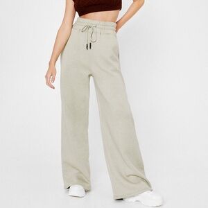 Nasty Gal Sage Wide-Leg Joggers